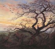 Caspar David Friedrich Tree with Crows (mk10) china oil painting reproduction